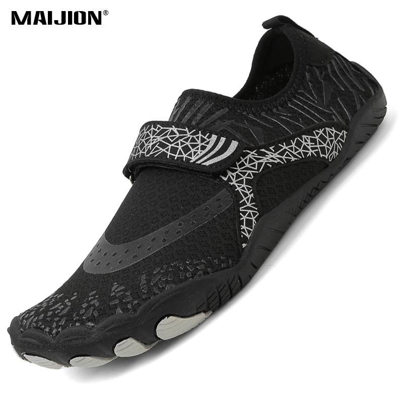 Aquatic Water Sports - รองเท้ากีฬาทางน้ำแห้งเร็วสำหรับผู้ชาย รองเท้าผู้หญิงแบบมีสายรัด รองเท้าชายหาดสำหรับกิจกรรมทางน้ำ ระบายอากาศได้ดี กันลื่น เหมาะสำหรับกิจกรรมกลางแจ้ง