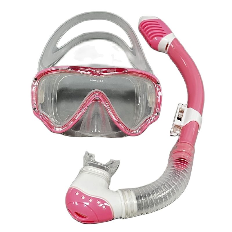 Freediving Mask Set - ชุดหน้ากากดำน้ำตื้นและแว่นตาดำน้ำท่อดูดสระว่ายน้ำแว่นตาดำน้ำและแว่นตาดำน้ำมืออาชีพแบบใหม่