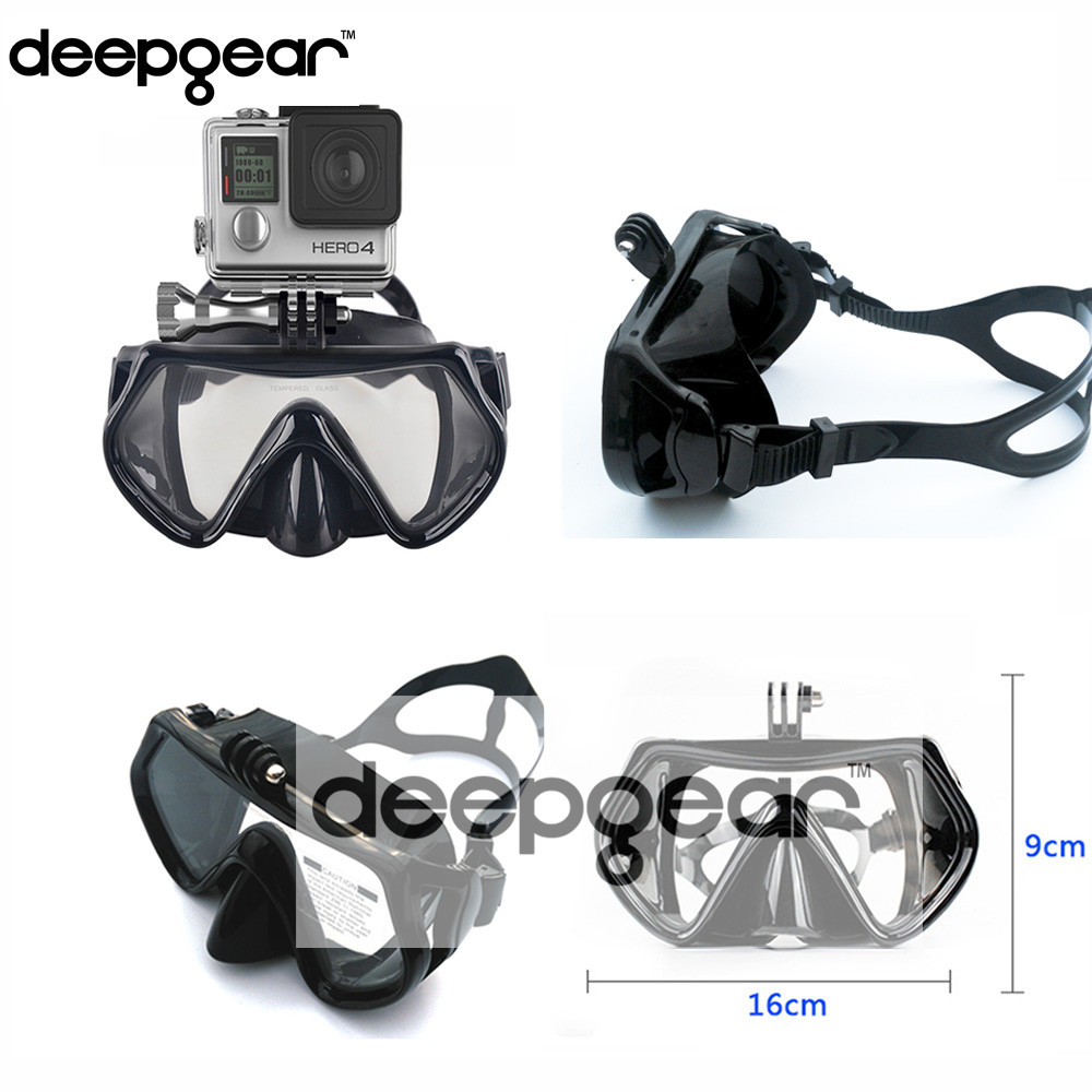 DEEPGEAR CAMAERAดำน้ำชุดนิรภัย - Freediving Mask Set บทวิจารณ์และราคา