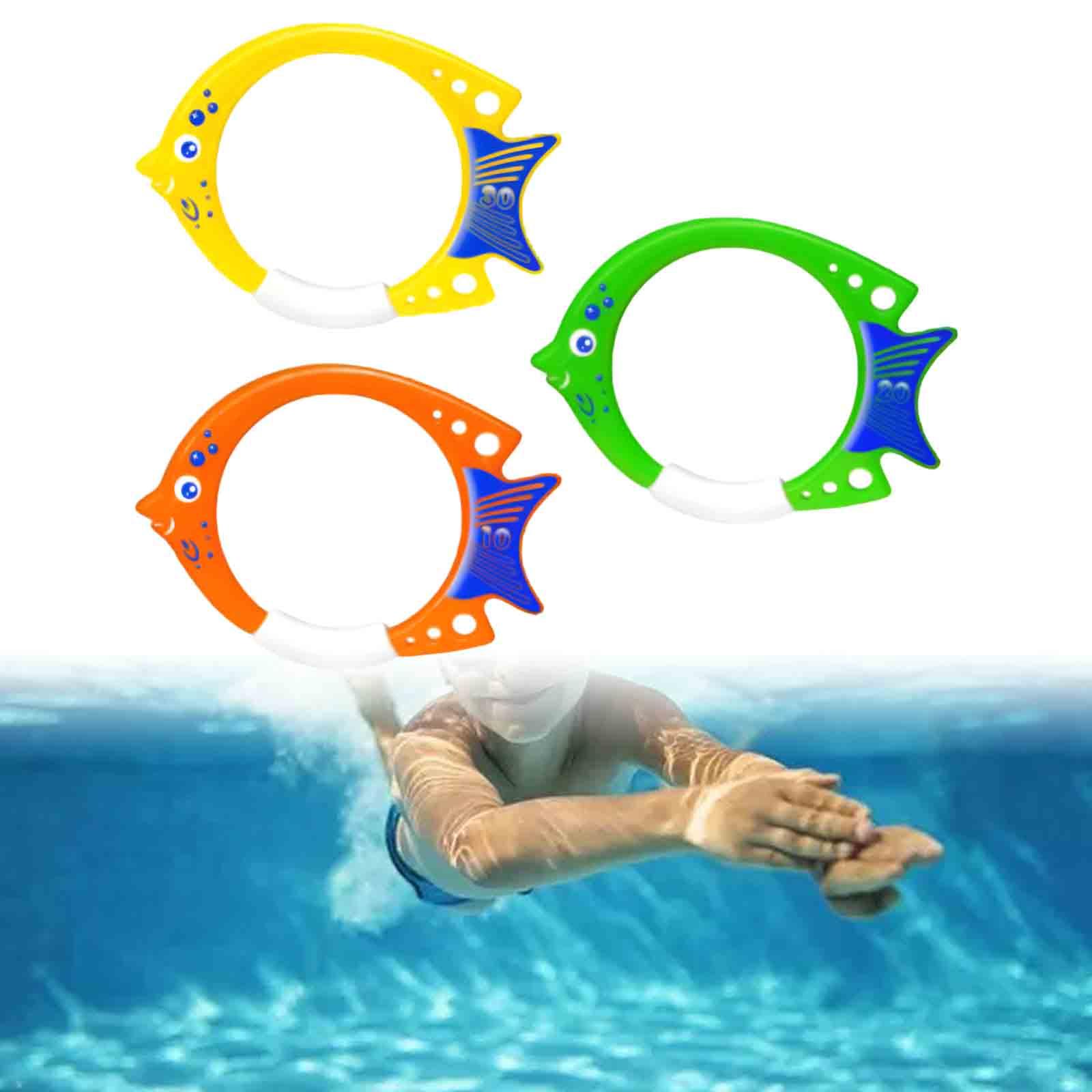 ของเล่นห่วงดำน้ำรูปปลา 3 ชิ้น  - Aquatic Water Sports บทวิจารณ์และราคา
