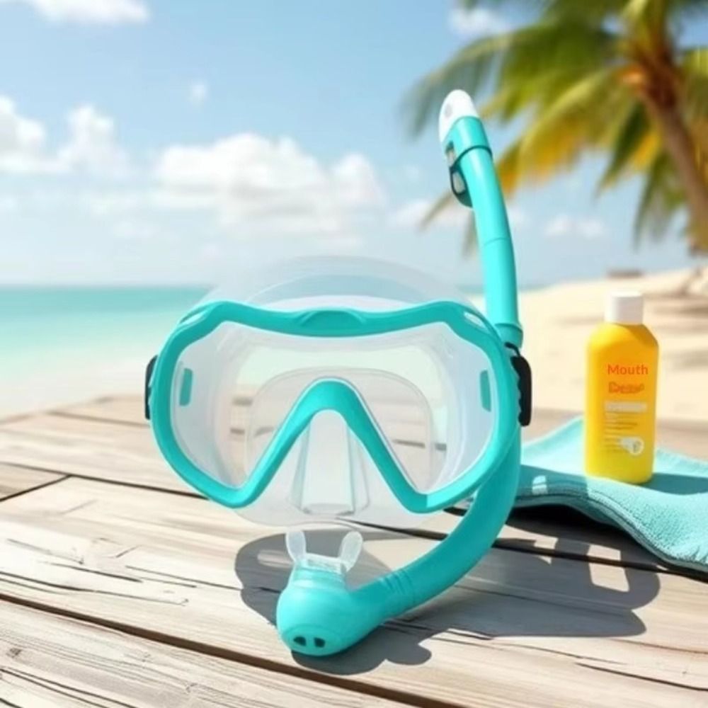 หน้ากากดำน้ำกันฝ้า ป้องกันการร - Freediving Mask Set บทวิจารณ์และราคา