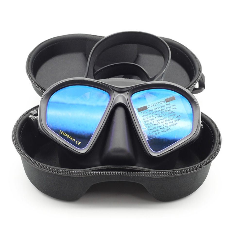 หน้ากากดำน้ำแบบกระจกนิรภัย หน้ - Freediving Mask Set บทวิจารณ์และราคา